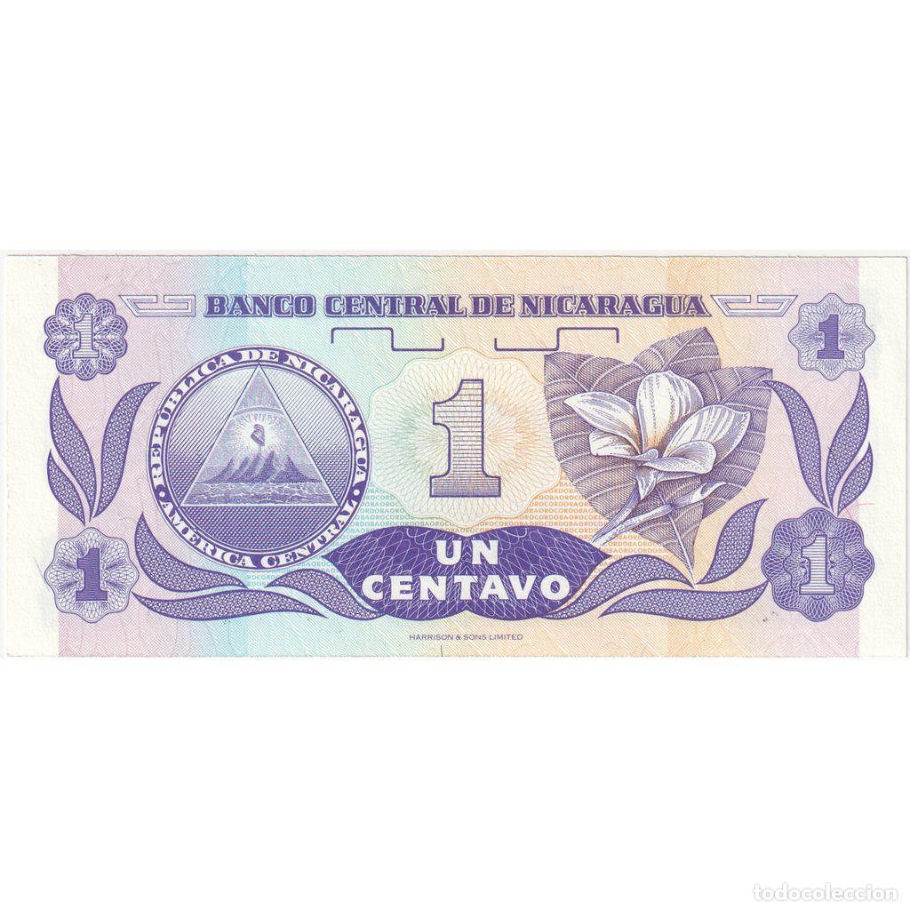 Billetes extranjeros: [#335523] Nicaragua, 1 Centavo, UNC - Foto 2