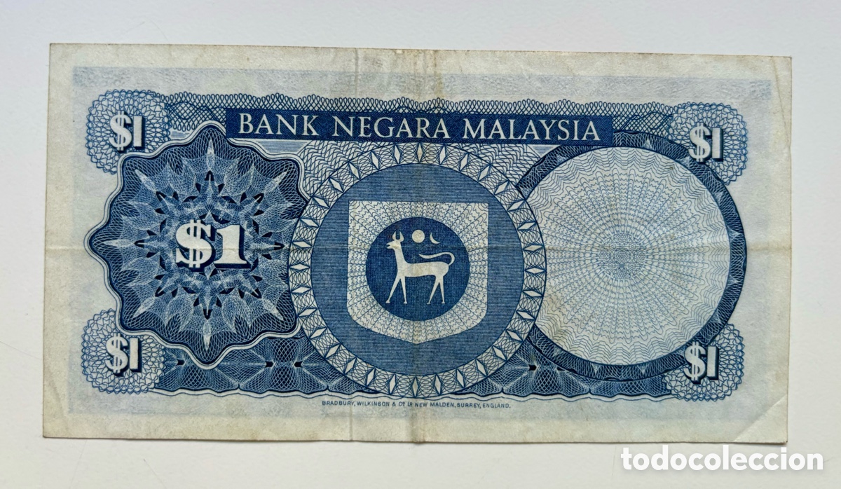 Billetes extranjeros: Billete MALASIA 1 Ringgit (1967-1972) Malaysia - Foto 2