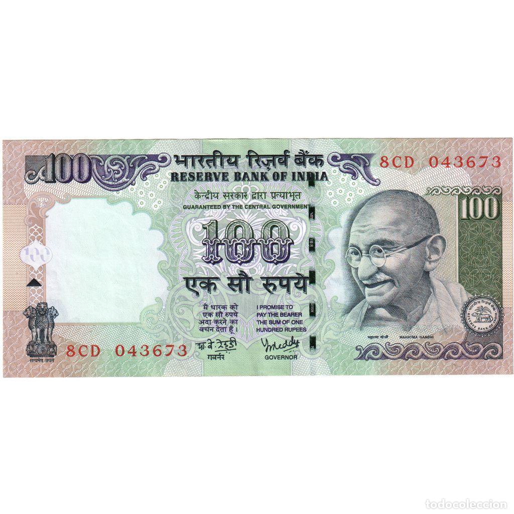 Billetes extranjeros: [#335592] India, 100 Rupees, MBC+ - Foto 1