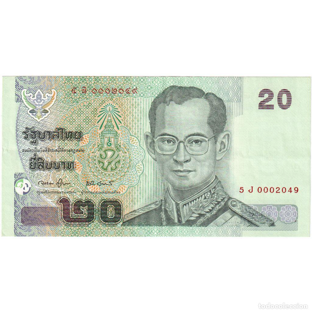 Billetes extranjeros: [#335714] Tailandia, 20 Baht, MBC+ - Foto 1