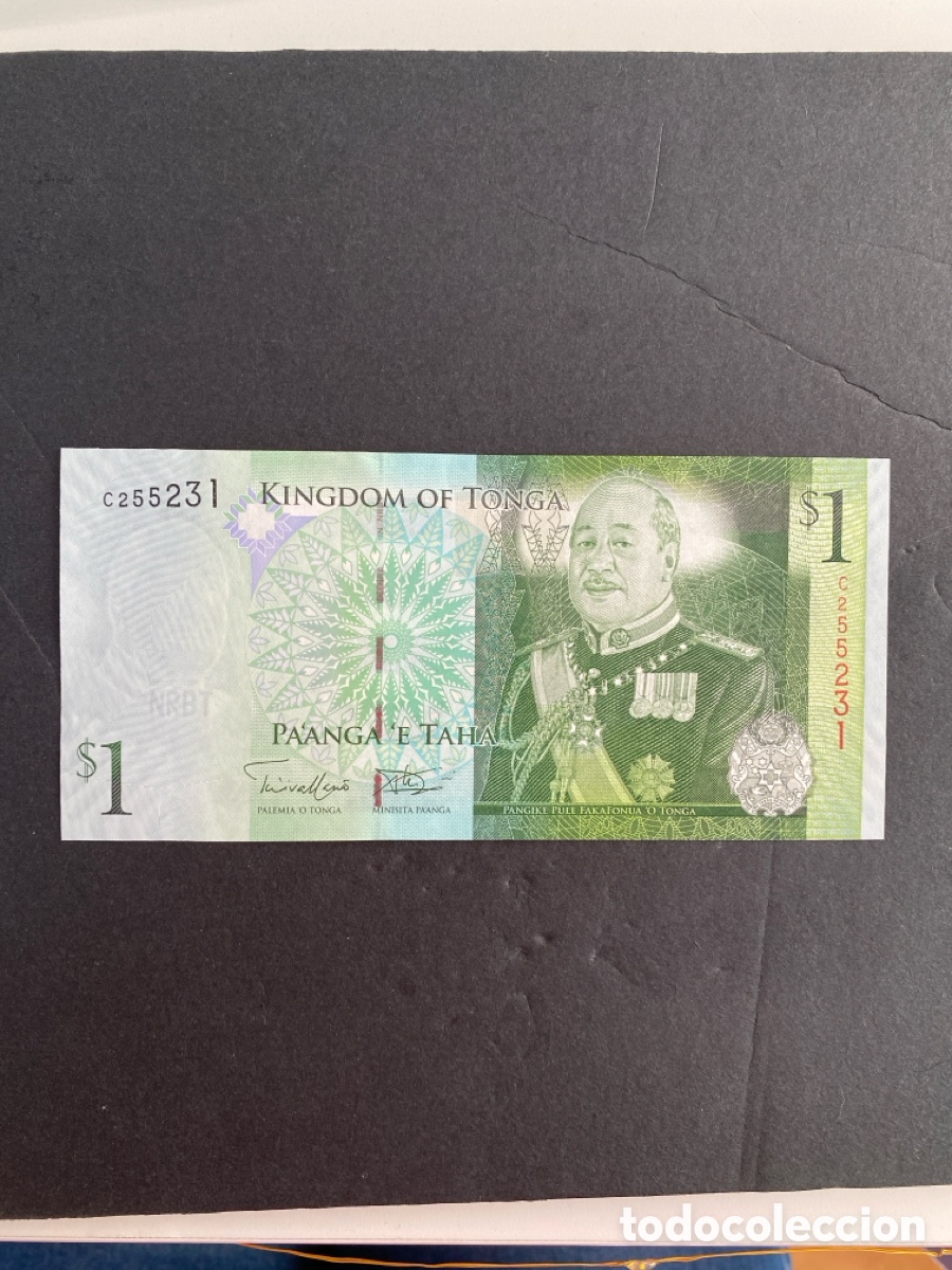 Billetes extranjeros: Billete de Tonga 1 taha - Foto 1