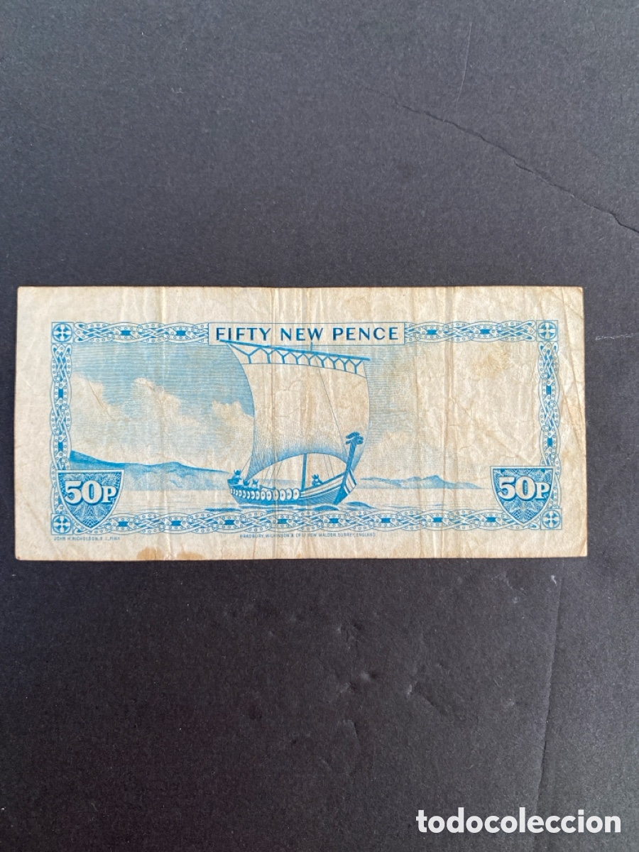 Billetes extranjeros: Billete de Isla de Man - Foto 2