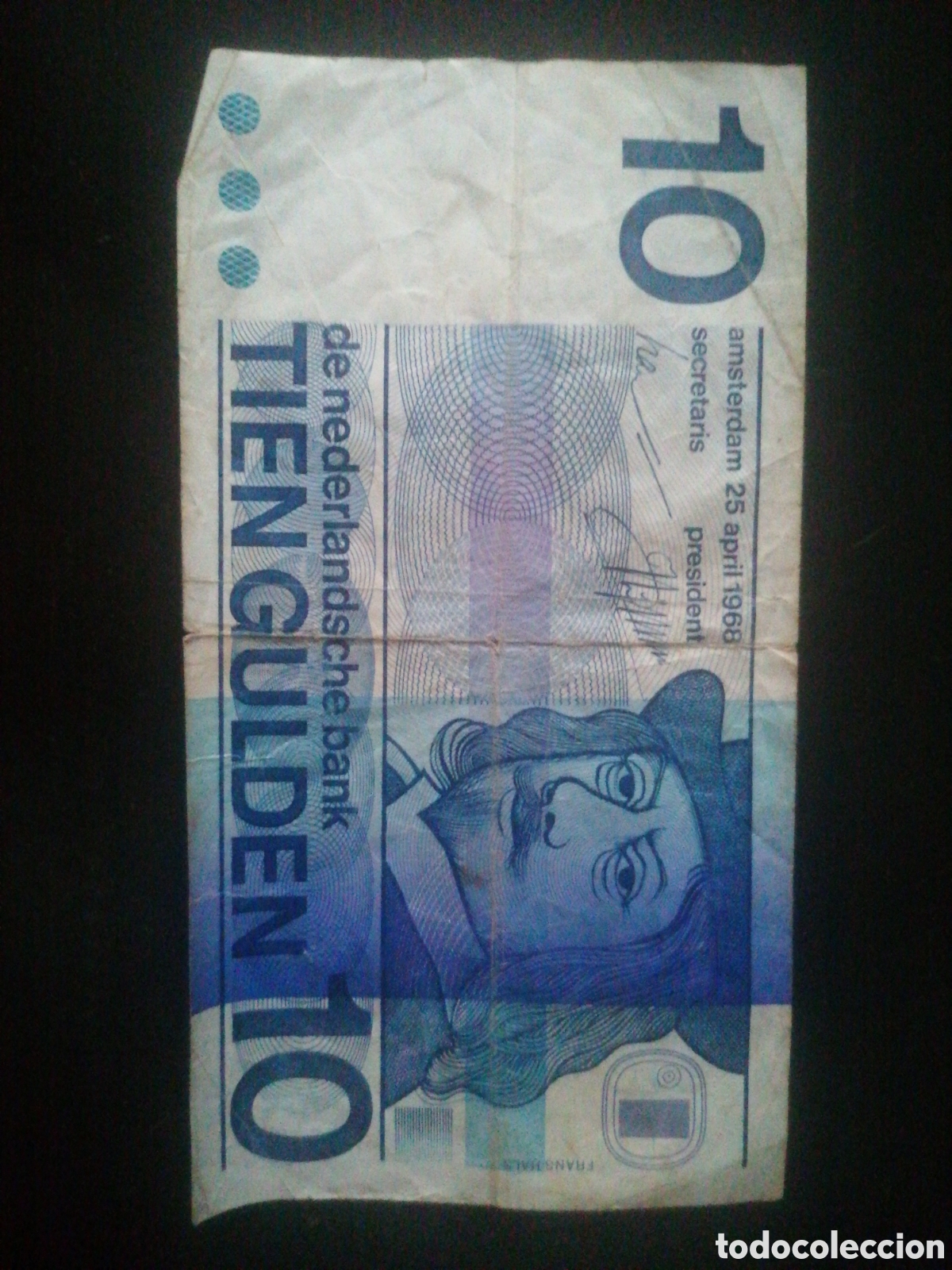 Billetes extranjeros: Billete de Holanda, florines - Foto 1