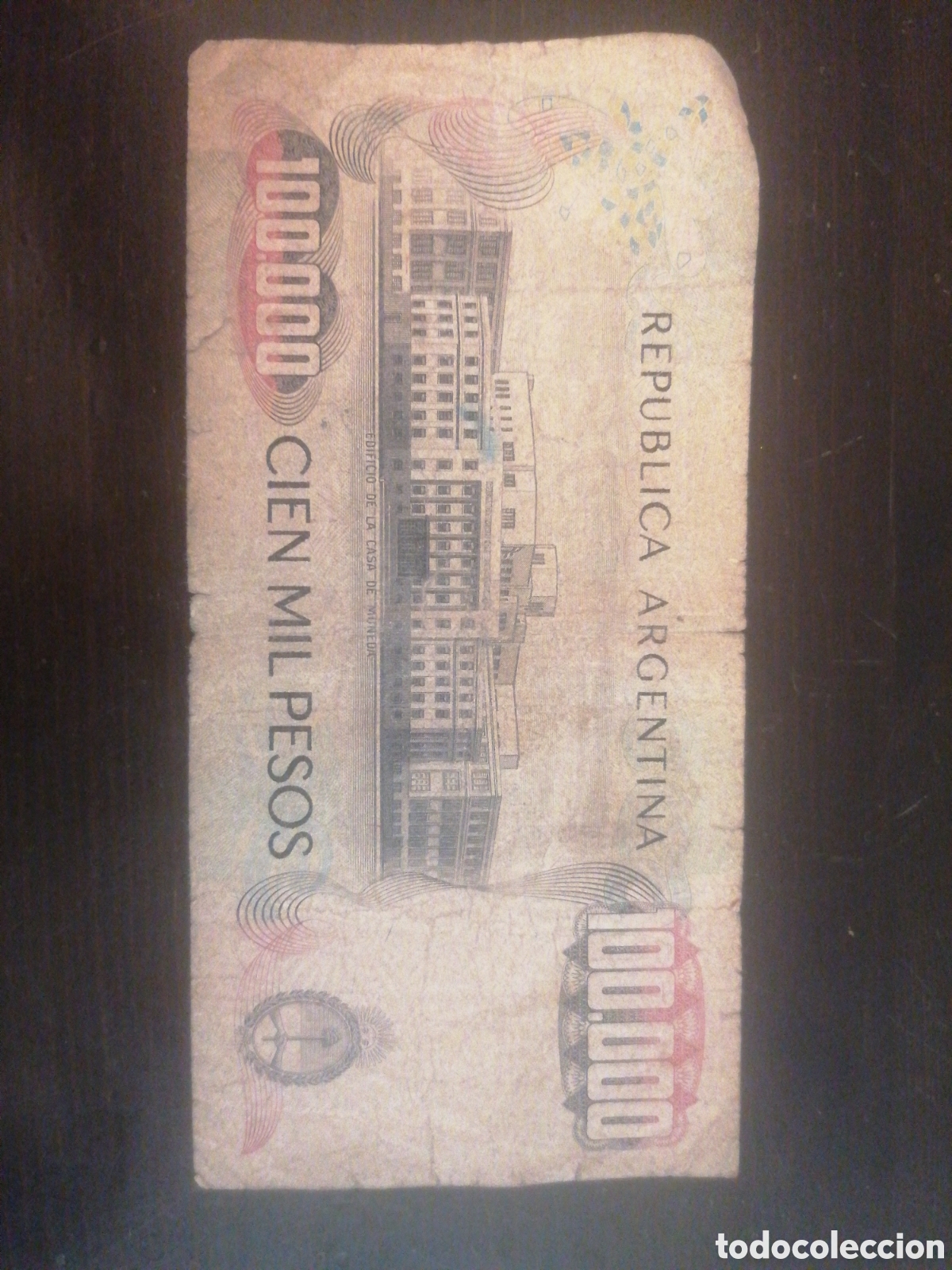Billetes extranjeros: 2 billetes pesos argentinos - Foto 2