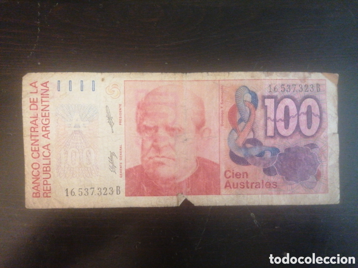 Billetes extranjeros: Billete rep&uacute;blica argentina - Foto 1