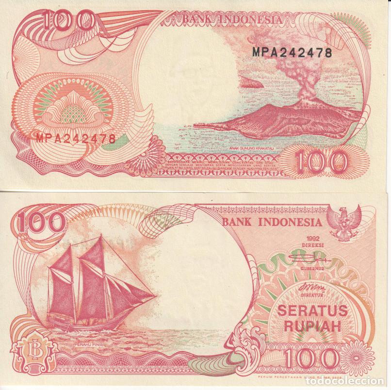 Billetes extranjeros: Indonesia 100 Rupiah Pick 127 h SC/UNC - Foto 1
