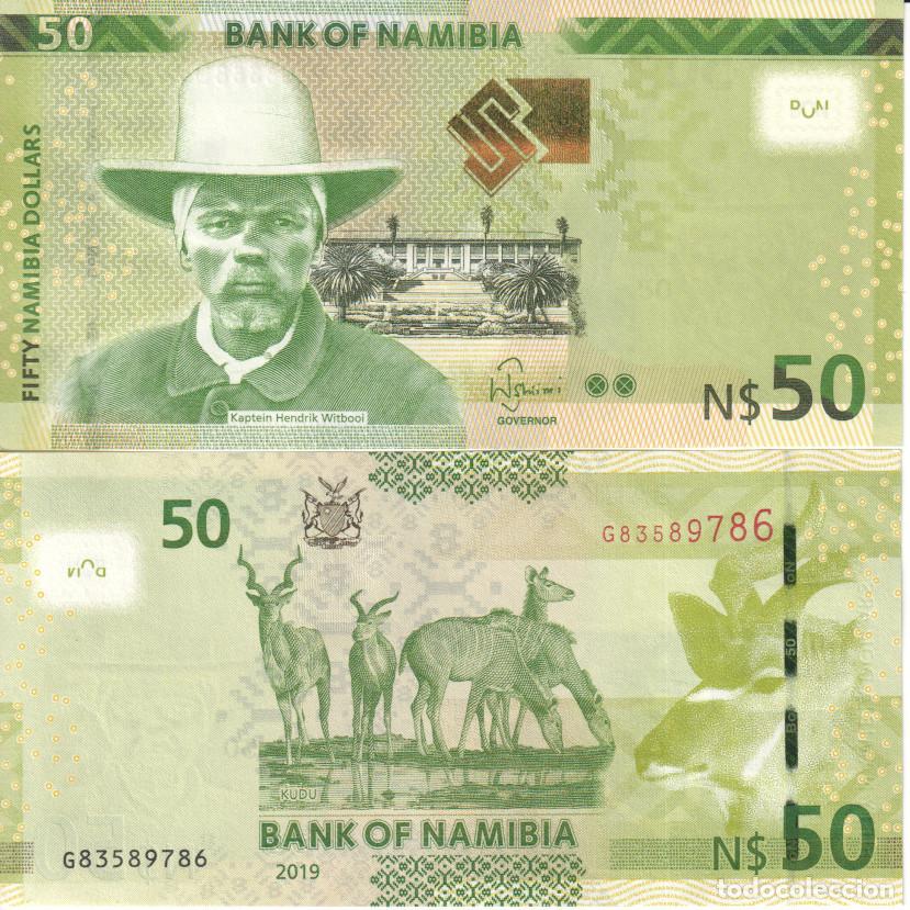 Billetes extranjeros: Namibia 50 dollars del 2019 Pick 13 SC/UNC - Foto 1