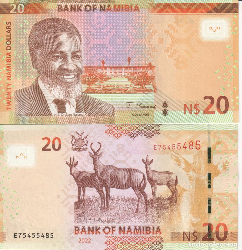 Billetes extranjeros: Namibia 20 dollars del 2022 Pick 17 N SC/UNC - Foto 1