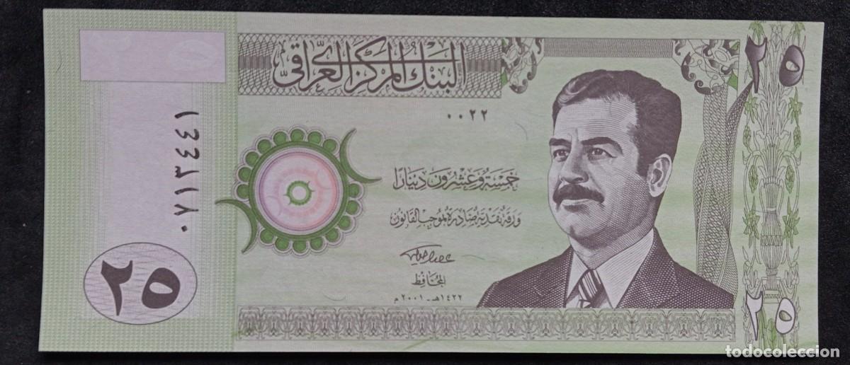 Billetes extranjeros: Iraq 25 dinars 2001 Pick 86C SC UNC - Foto 1