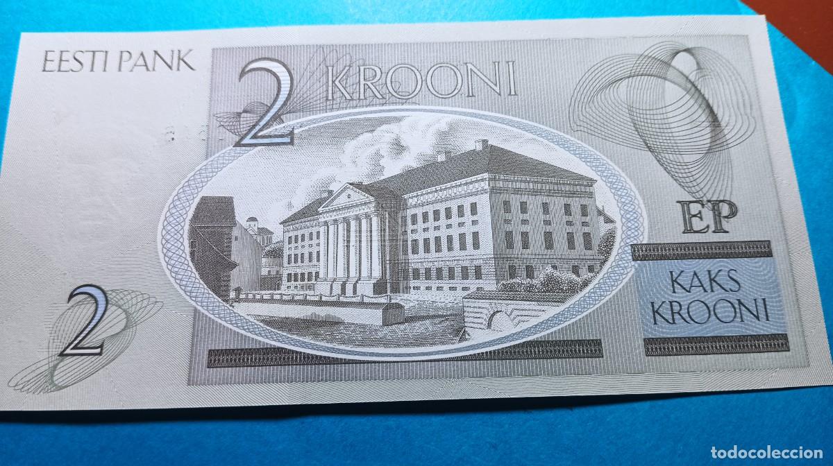 Billetes extranjeros: ESTONIA - 2 KROONI P70 - Foto 2