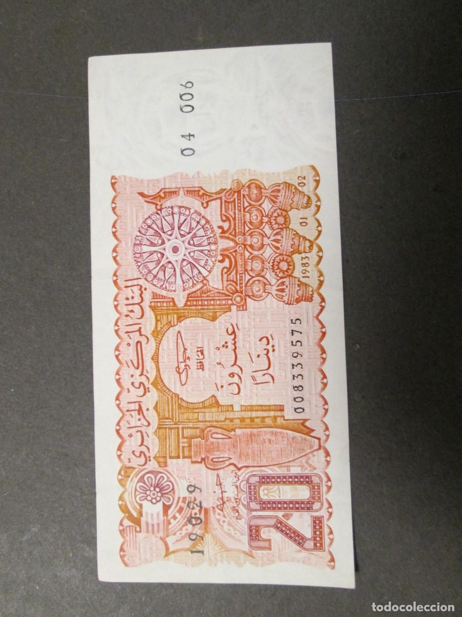 Billetes extranjeros: 20 DINARS ARGELIA A&Ntilde;OS 70 - Foto 3