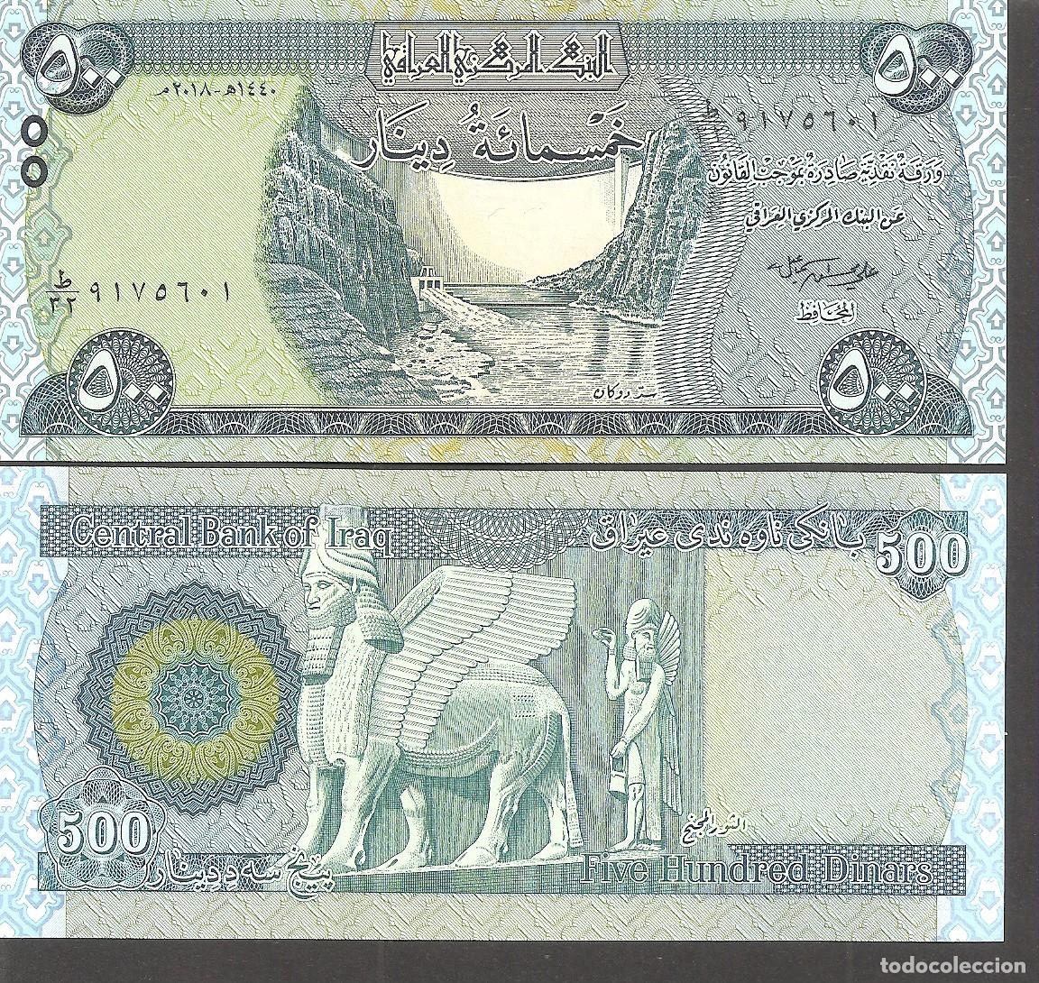 Billetes extranjeros: IRAQ 500 DINARS 2018 SC/UNC - Foto 1