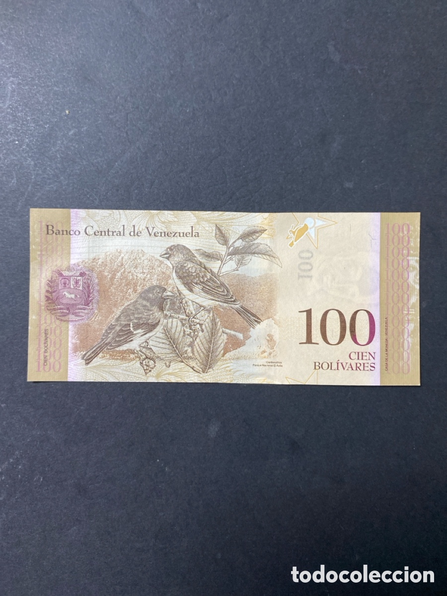 Billetes extranjeros: Billete de Venezuela - Foto 2