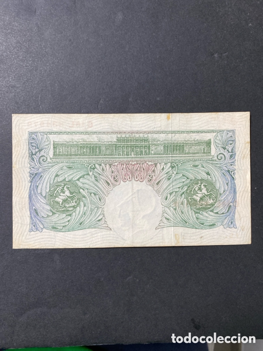 Billetes extranjeros: Billete de Inglaterra 1 libra - Foto 2