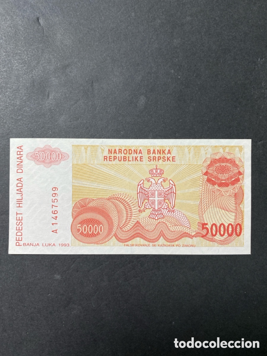 Billetes extranjeros: Billete de Yugoslavia - Foto 2