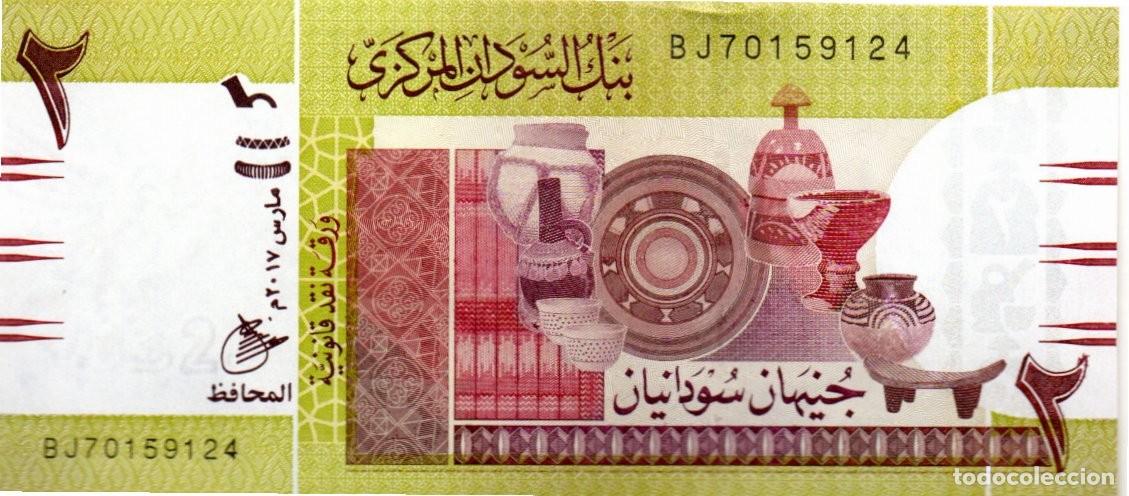 Billetes extranjeros: SUDAN 2017, 2 POUNDS, P-71c, SC-UNC; 2 ESCANER