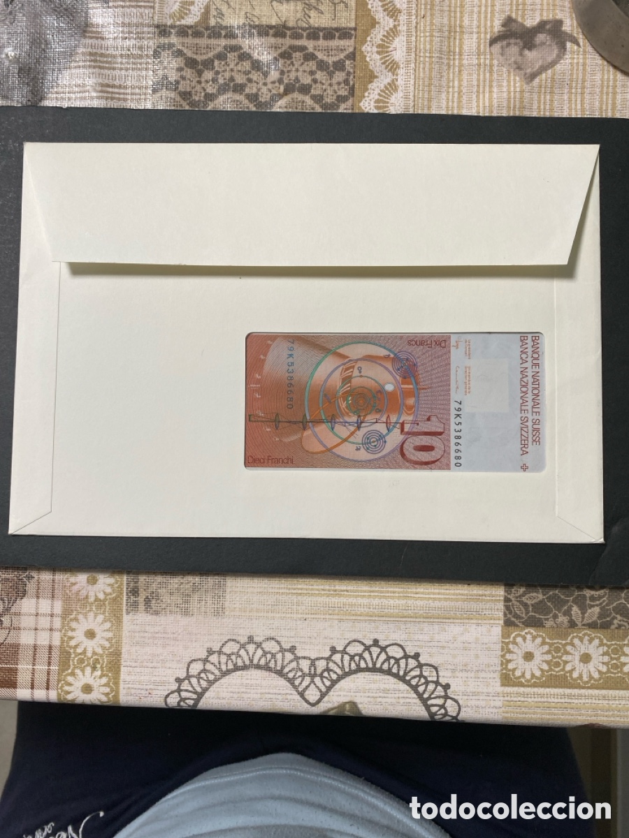 Billetes extranjeros: Billete de Suiza 10 francos - Foto 2