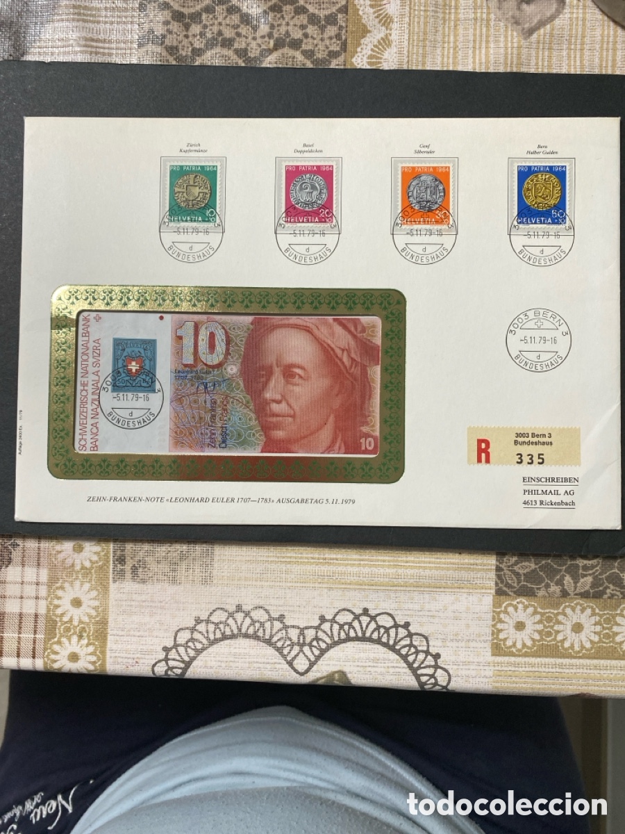 Billetes extranjeros: Billete de Suiza 10 francos - Foto 1
