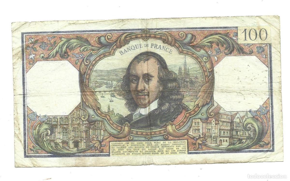 Billetes extranjeros: FRANCIA- 100 FRANCOS-1976 - Foto 2