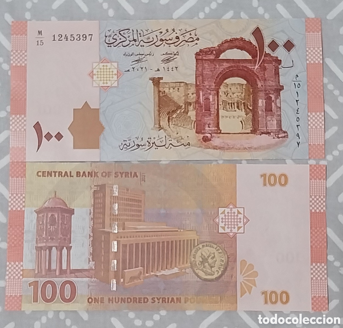 Billetes extranjeros: Billete siria original % s/c - Foto 1