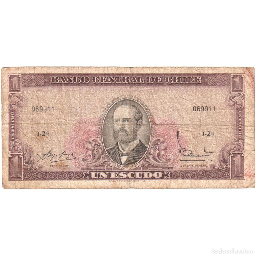 Billetes extranjeros: [#232636] Chile, 1 Escudo, RC+ - Foto 1