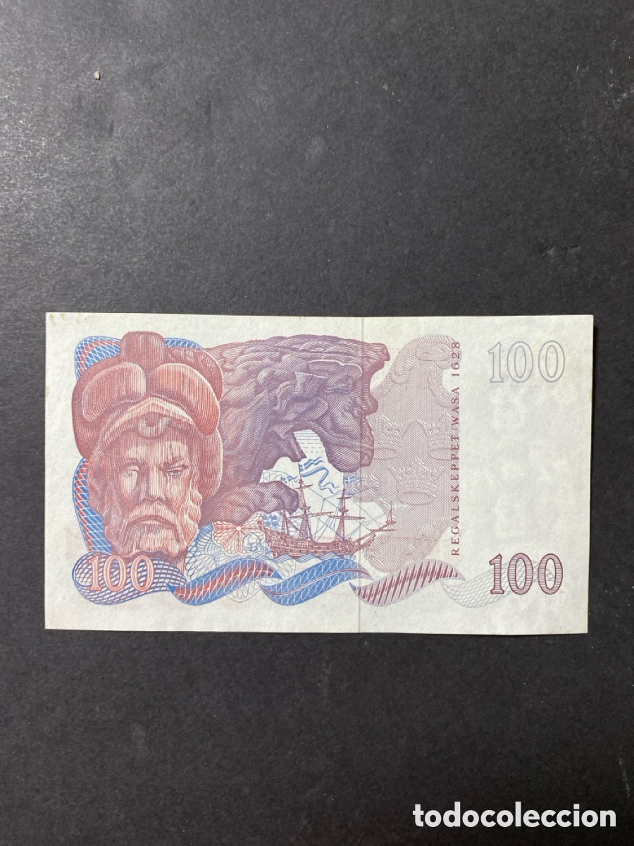 Billetes extranjeros: Billete de Suecia 100 coronas - Foto 2