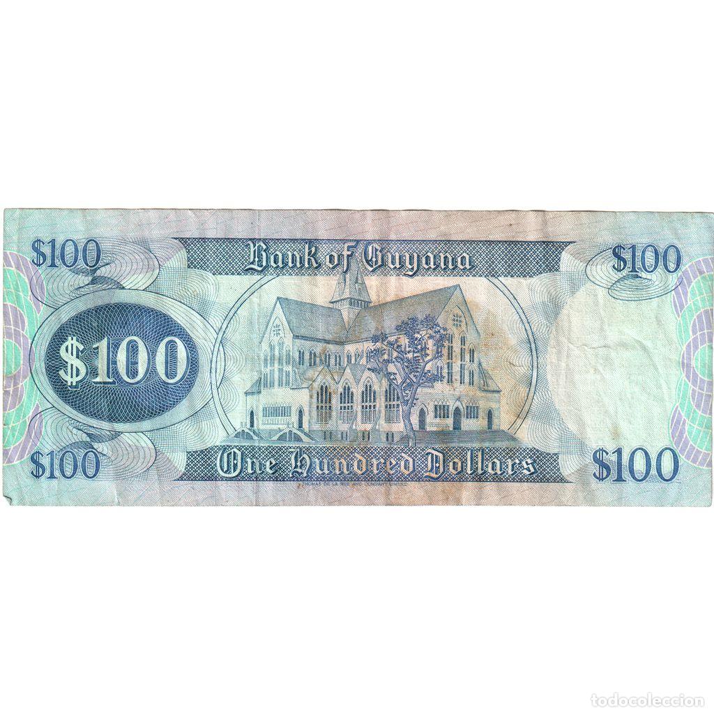 Billetes extranjeros: [#232644] Guyana, 100 Dollars, BC - Foto 2