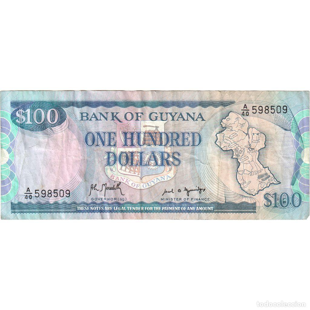 Billetes extranjeros: [#232644] Guyana, 100 Dollars, BC - Foto 1