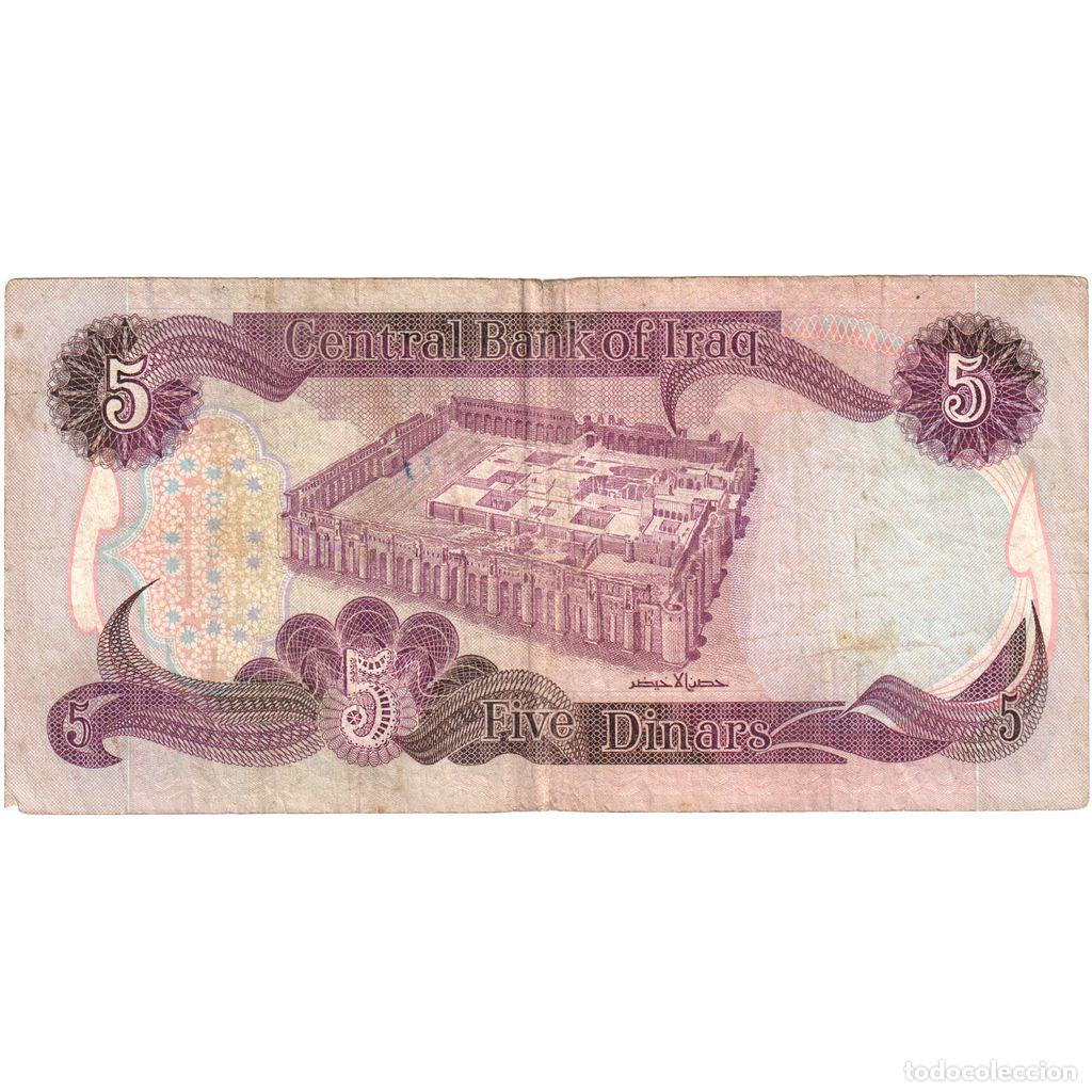 Billetes extranjeros: [#232652] Iraq, 5 Dinars, BC - Foto 2