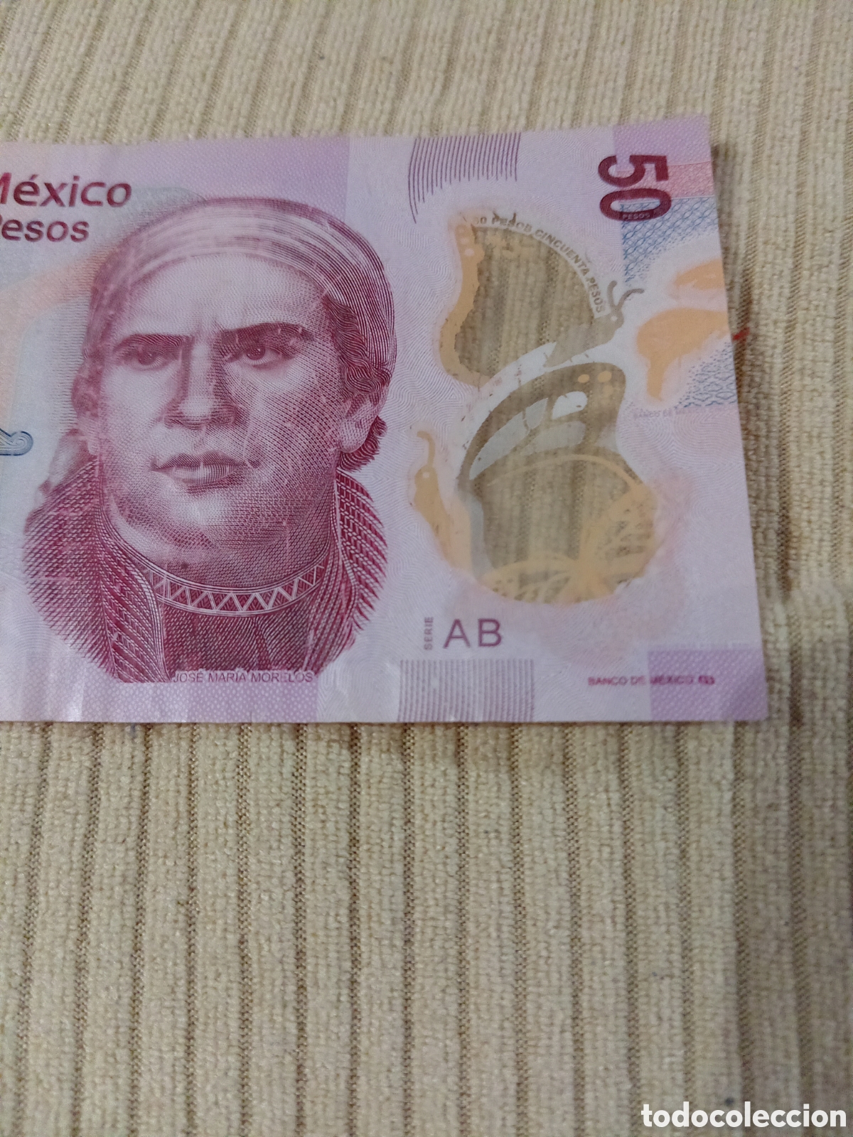 Billetes extranjeros: Billete de 50 pesos mexicanos - Foto 4