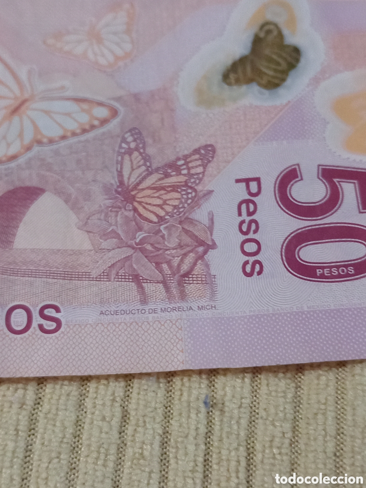 Billetes extranjeros: Billete de 50 pesos mexicanos - Foto 6