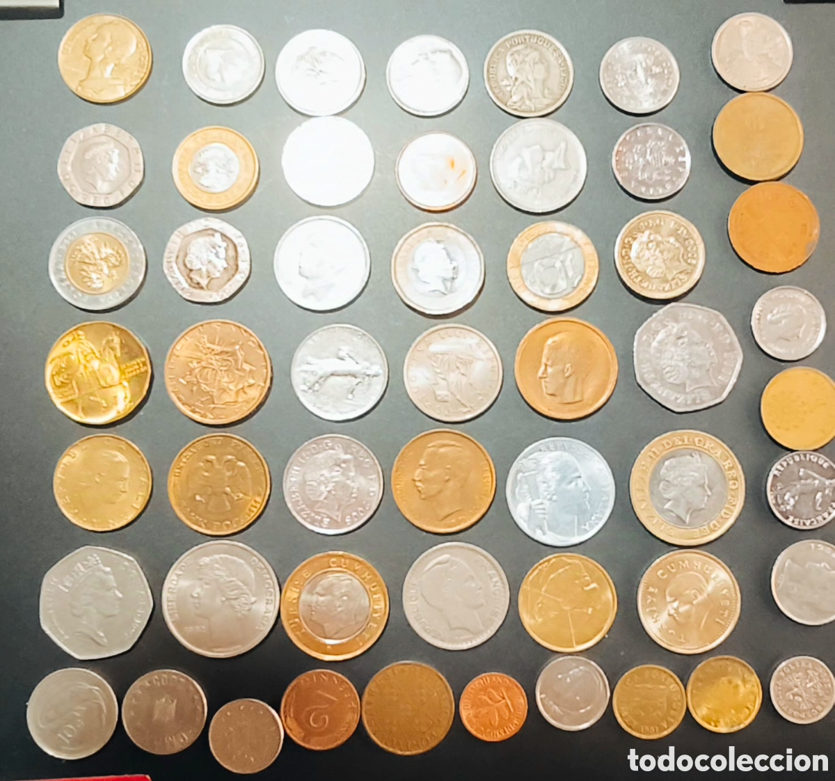 Billetes extranjeros: 400 MONEDAS EXRANJERAS DIFERENTES SIN CIRCULAR Y CIRCULADAS. - Foto 16