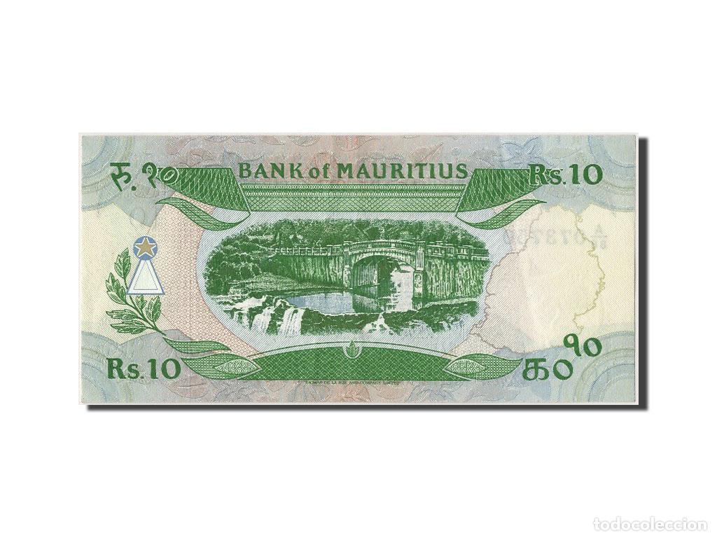 Billetes extranjeros: [#304747] Billete, 10 Rupees, Mauricio, EBC - Foto 2