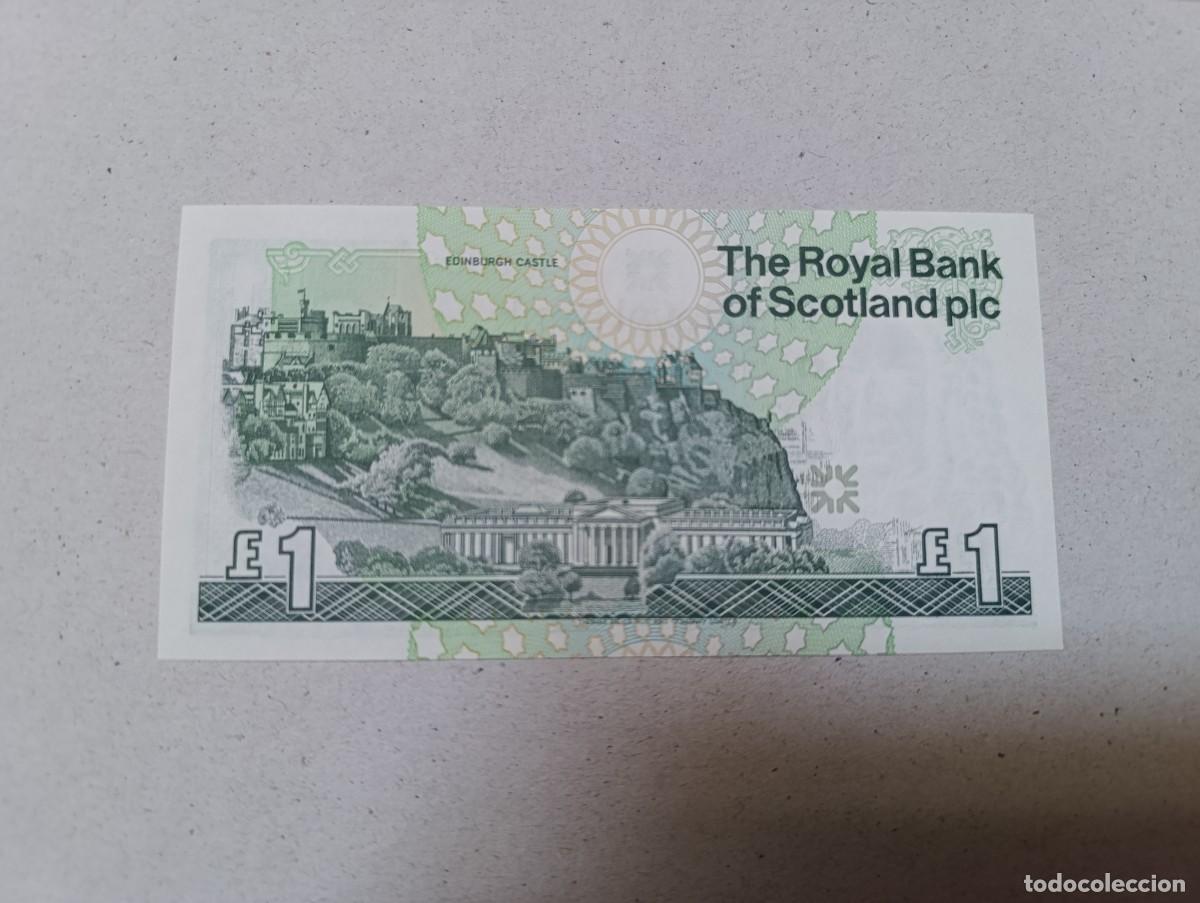 Billetes extranjeros: Billete Escocia, 1 libra, a&ntilde;o 2000, UNC - Foto 2