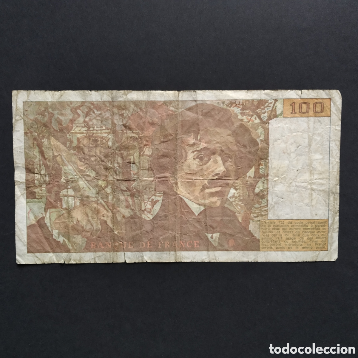 Billetes extranjeros: BILLETE - FRANCIA 100 FRANCOS 1993 - Foto 2