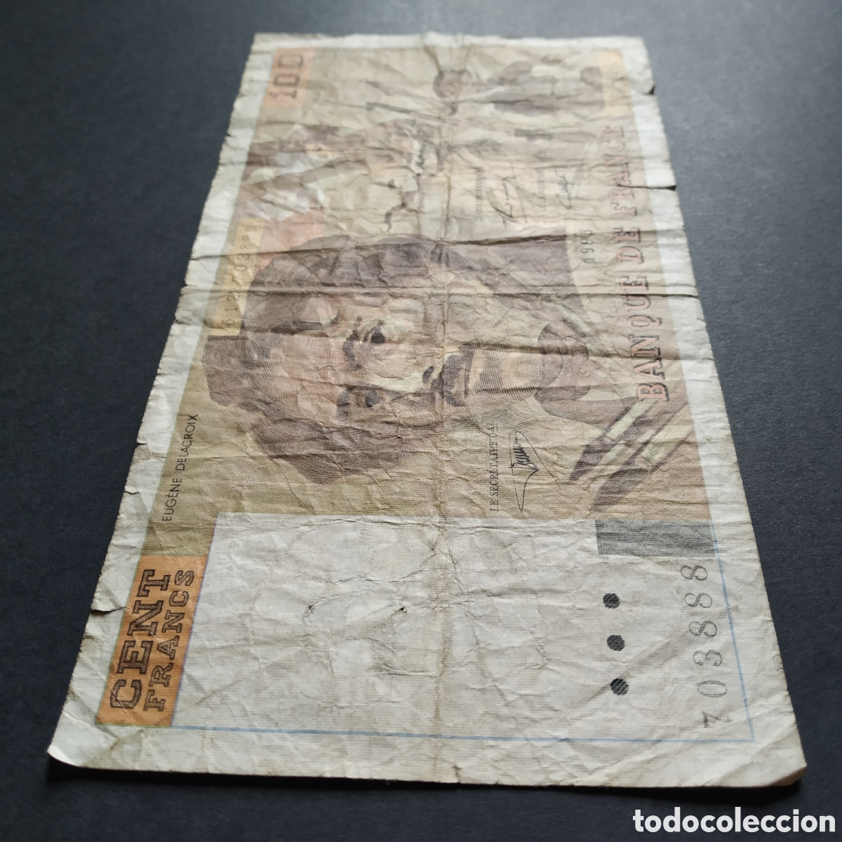 Billetes extranjeros: BILLETE - FRANCIA 100 FRANCOS 1993 - Foto 3