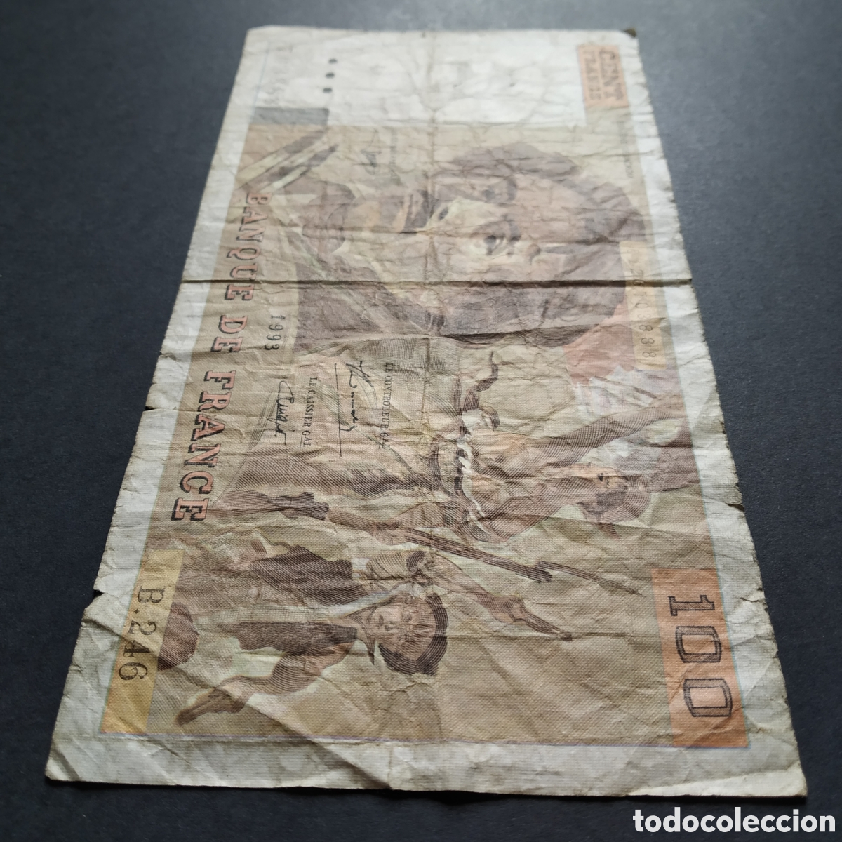 Billetes extranjeros: BILLETE - FRANCIA 100 FRANCOS 1993 - Foto 4
