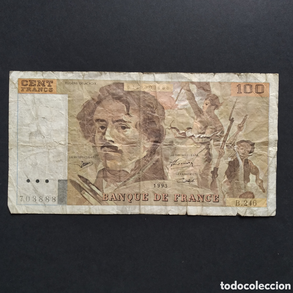 Billetes extranjeros: BILLETE - FRANCIA 100 FRANCOS 1993 - Foto 1