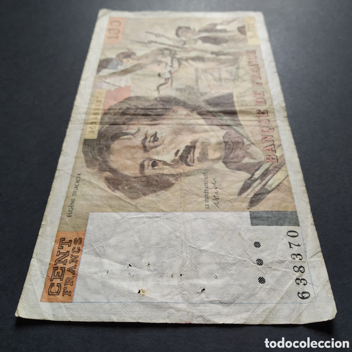 Billetes extranjeros: BILLETE - FRANCIA 100 FRANCOS 1987 - Foto 3