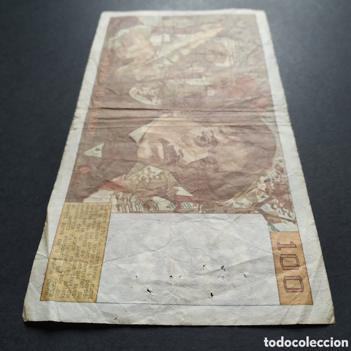 Billetes extranjeros: BILLETE - FRANCIA 100 FRANCOS 1987 - Foto 5