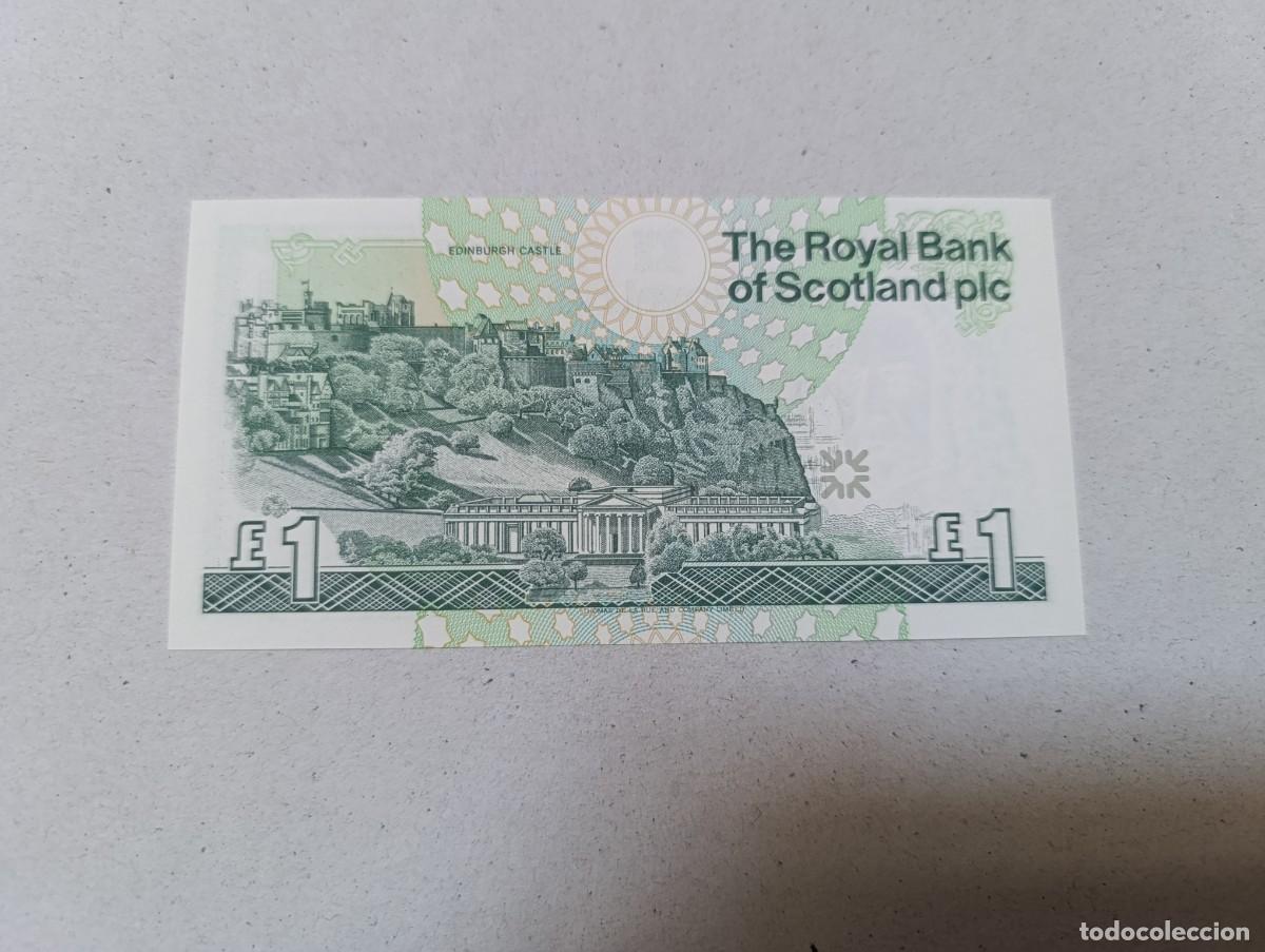 Billetes extranjeros: Billete Escocia, 1 libra, a&ntilde;o 1999, UNC - Foto 2