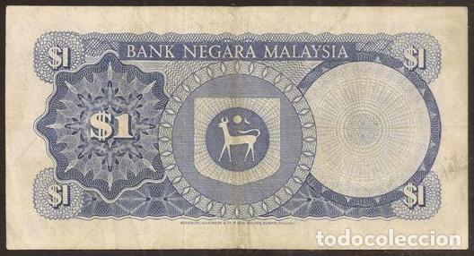 Billetes extranjeros: MALASIA. 1 ringgit (1976). Pick 13b. - Foto 2