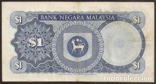 Billetes extranjeros: MALASIA. 1 ringgit (1976). Pick 13b. - Foto 2