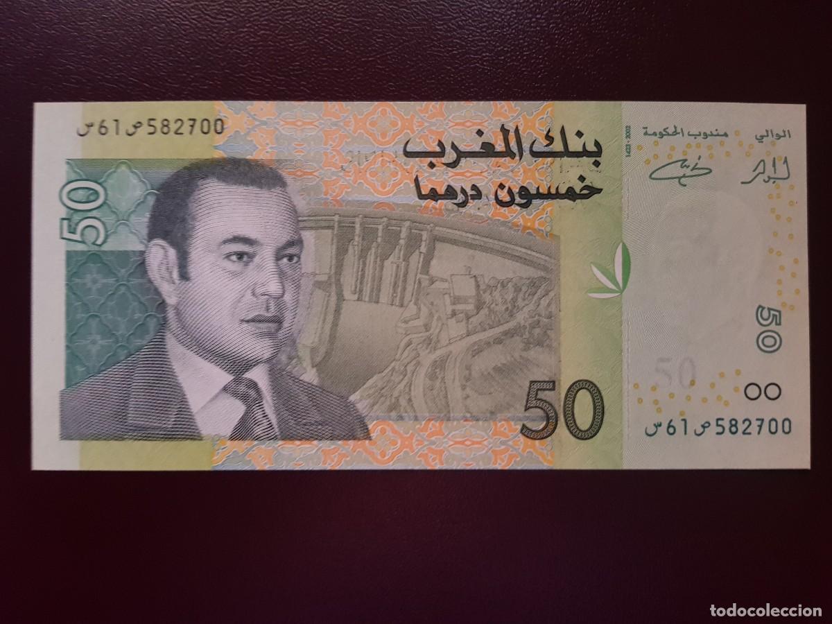 Billetes extranjeros: Billete MARRUECOS 50 Dirhams 2002 - Foto 1