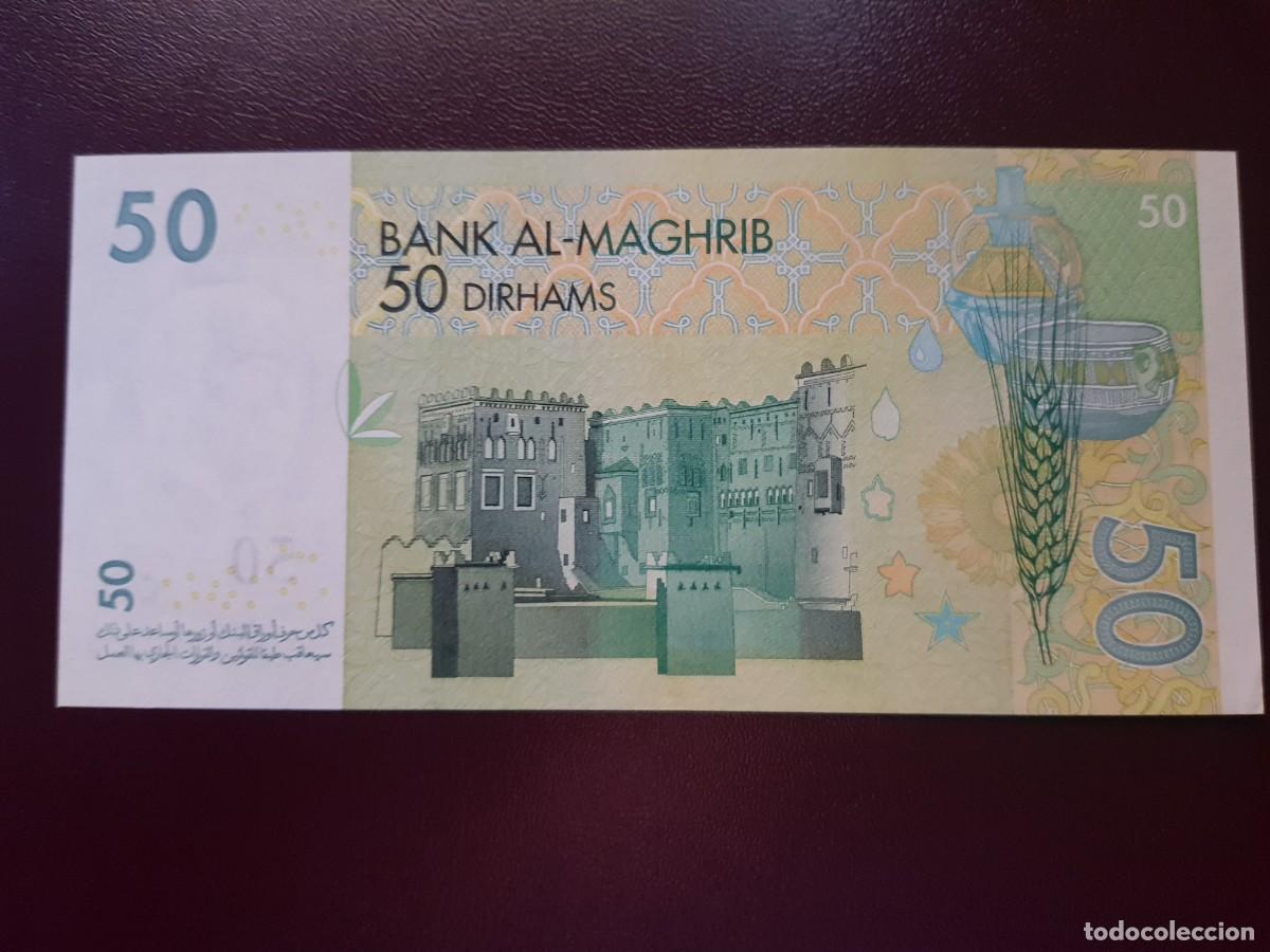 Billetes extranjeros: Billete MARRUECOS 50 Dirhams 2002 - Foto 2