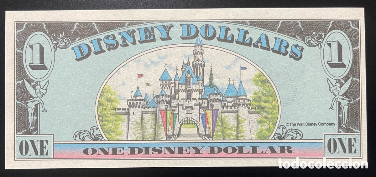 Billetes extranjeros: CMC 1 D&Oacute;LAR 1990 DISNEY (MICKEY MOUSE) SC - Foto 2