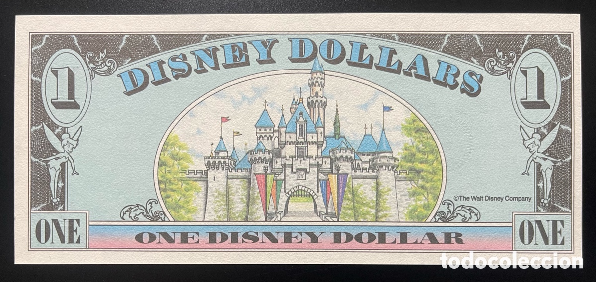 Billetes extranjeros: CMC 1 D&Oacute;LAR 1990 DISNEY (MICKEY MOUSE) SC - Foto 2