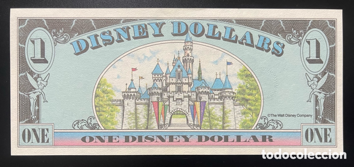 Billetes extranjeros: CMC 1 D&Oacute;LAR 1990 DISNEY (MICKEY MOUSE) SC - Foto 2