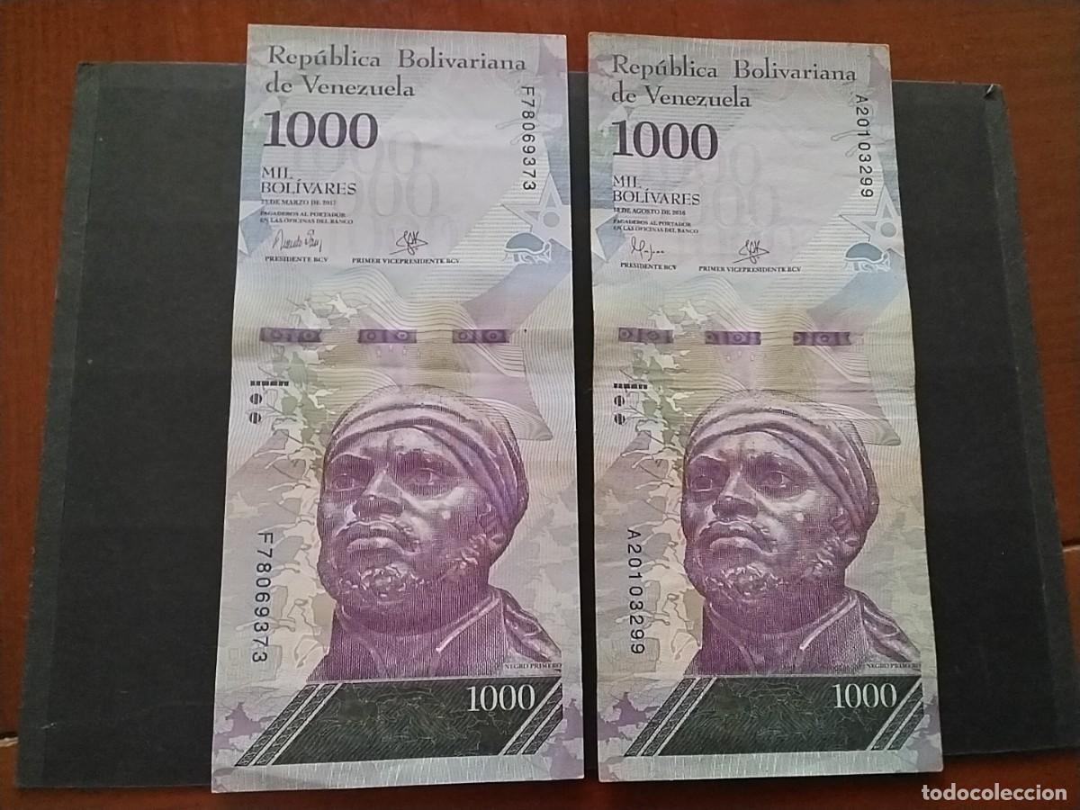 Billetes extranjeros: Lote billetes Venezuela - Foto 1
