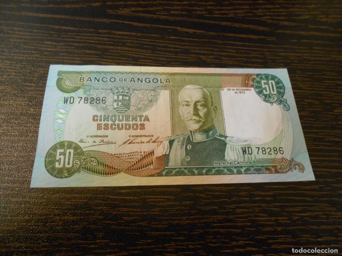 Billetes extranjeros: ANGOLA-BILLETE-50 ESCUDOS-1972-MBC